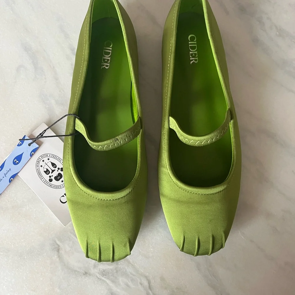 Cider CLASSIC SQUARE TOE SINGLE STRAP BALLET MARY JANE SHOES - Picture 5 of 9